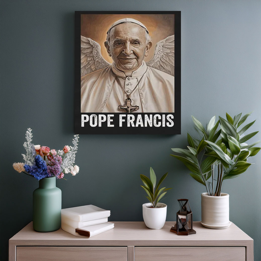 Pope Francis Angel Vatican Catholic Christian Posters